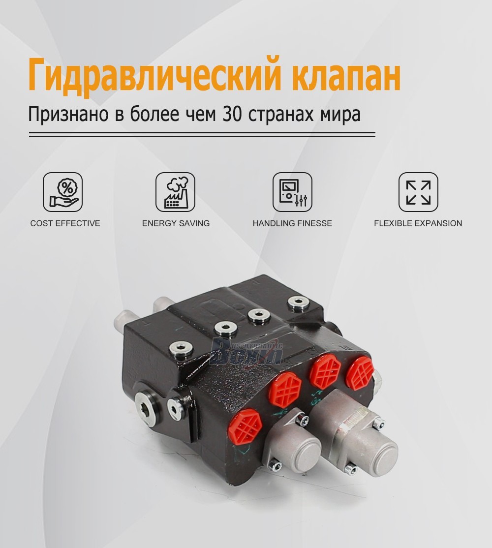 Mass Production of HSDM80-QTWDD-OTDD 2 Spool Directional Valves